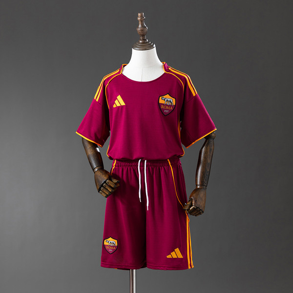 Kids Roma 25/26 Home Jersey