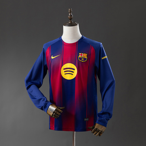 Long Sleeve FC Barcelona 25/26 Home Jersey