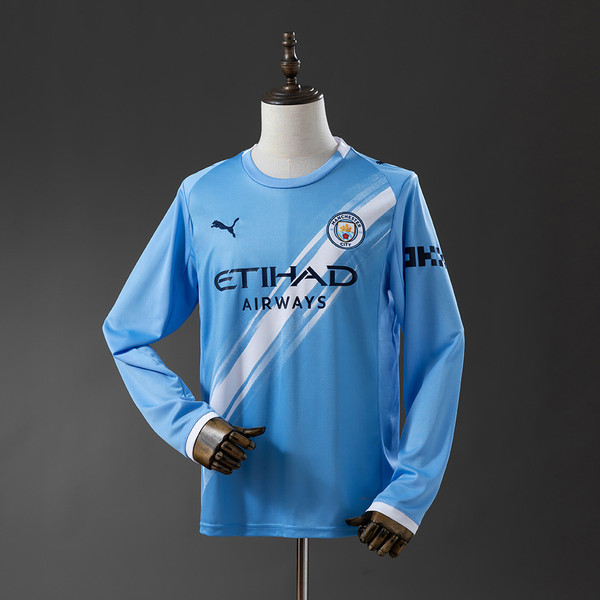 Long Sleeve Manchester City 25/26 Home Jersey