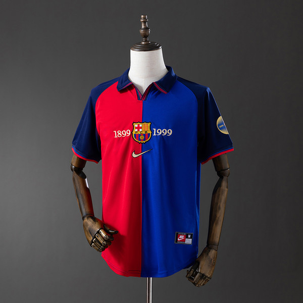 Retro F.C. Barcelona 1999 Jersey