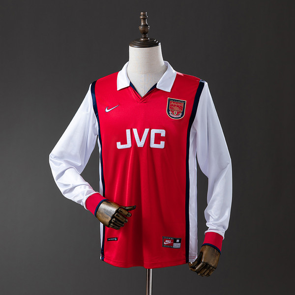 Retro Arsenal 98/99 Long Sleeve Home Jersey