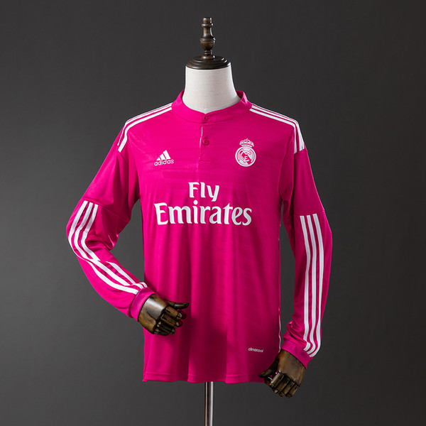Retro Real Madrid 14/15 Long Sleeve Away Jersey