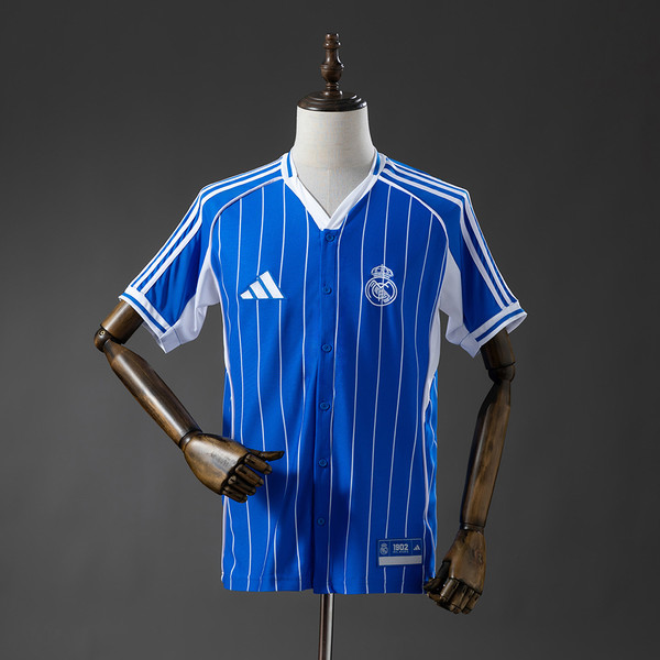 Real Madrid 25/26 Blue Baseball Jersey