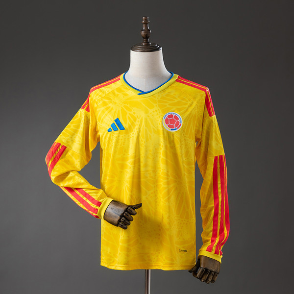 Long Sleeve Colombia 2026 Home Jersey
