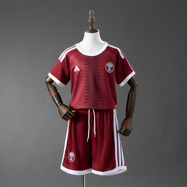 Kids Qatar Home 2026 Jersey