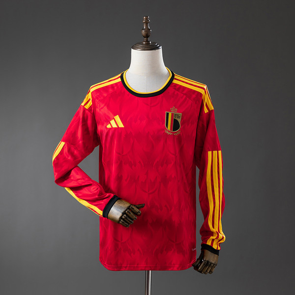Long Sleeve Belgium 2026 Home Jersey