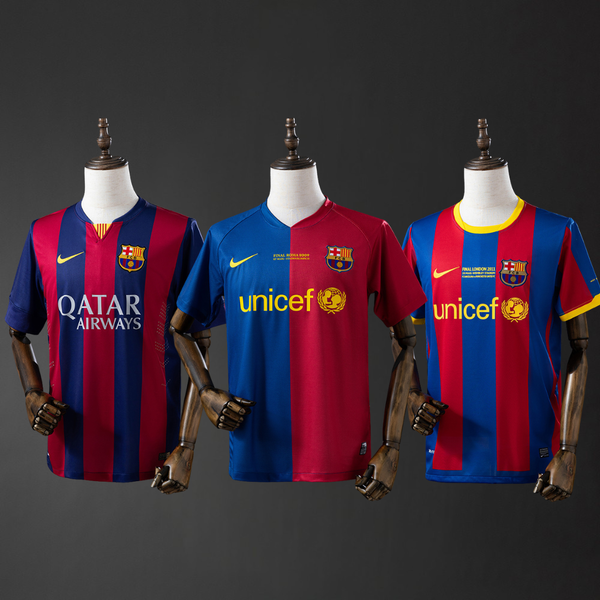 Retro FC Barcelona Champions League Bundle Jersey's