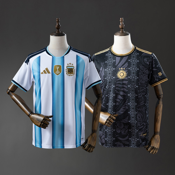 Argentina 2026 Home & Black Jersey 2-Piece Bundle