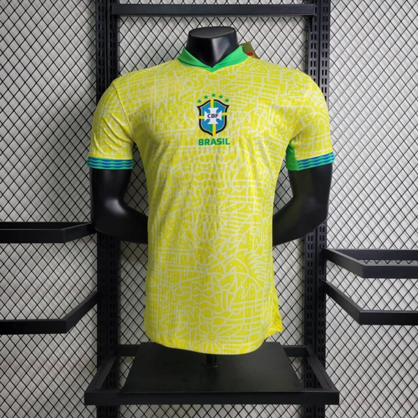 Player Version Brazil Home 2024 Jersey
