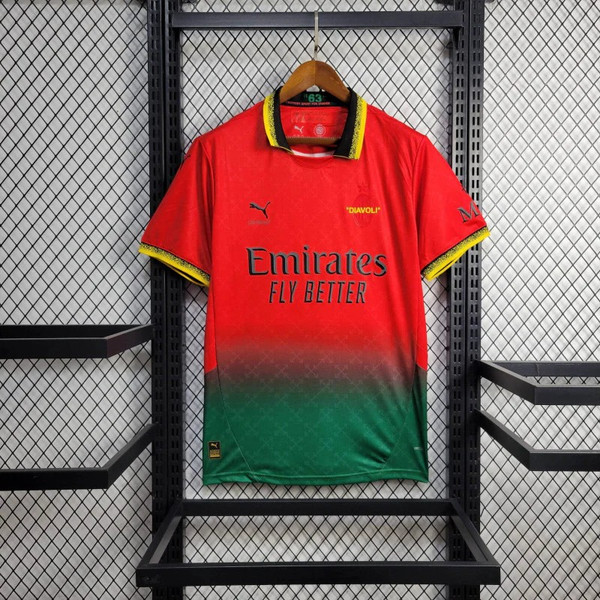 A.C. Milan 24/25 OFFWHITE Red Jersey
