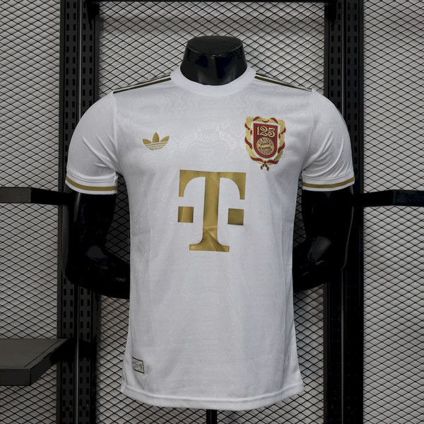 Player Version Bayern Munich White 125th Anniversary Jersey