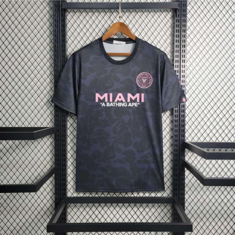 Inter Miami X BAPE Black Jersey