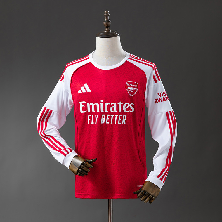 Long Sleeve Arsenal Home 25/26 Jersey