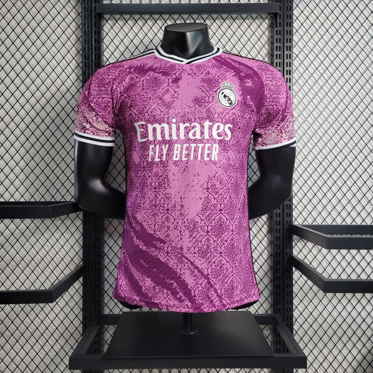 Player Version Real Madrid Pink Jersey