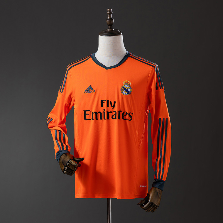 Retro Real Madrid 13/14 Long Sleeve Third Jersey