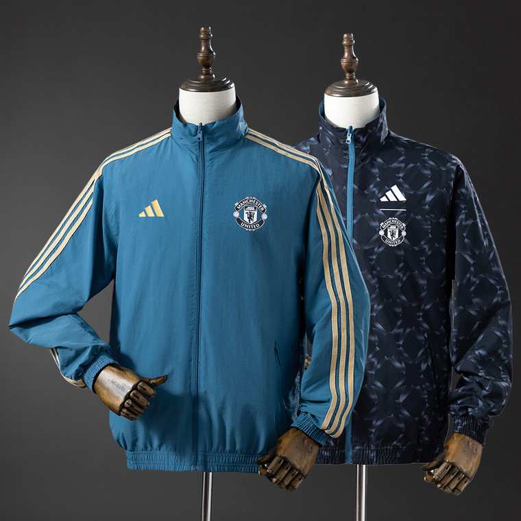 Manchester United Blue Reversable 2025/26 Jacket