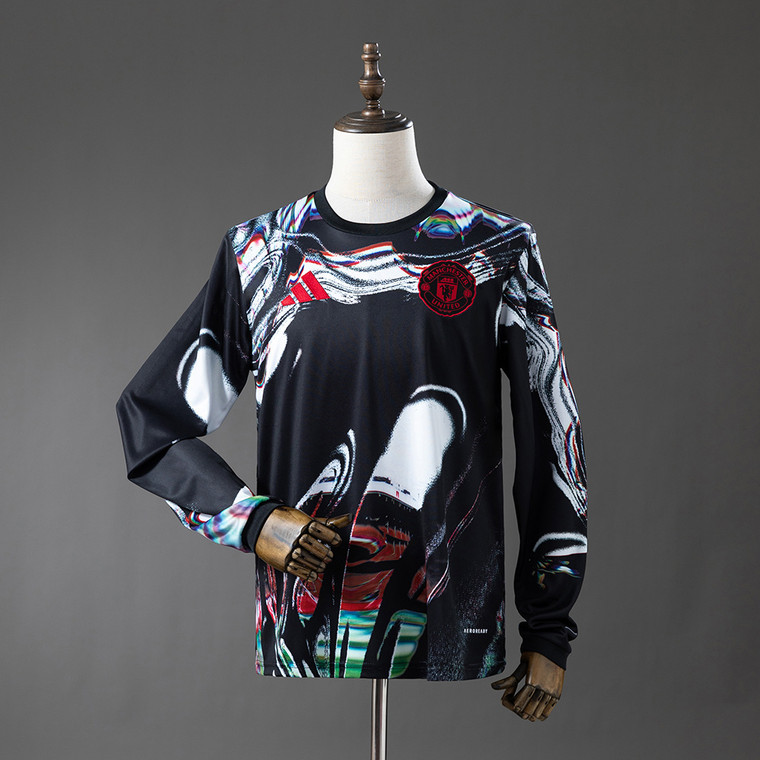 Long Sleeve Manchester United 25/26 Pre-Match Jersey