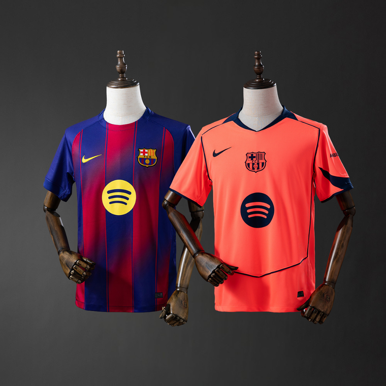 2-Piece F.C. Barcelona Home/Third 25/26 Jersey's