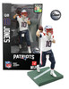 Mac Jones (New England Patriots) Factory Sealed Case (6) w/CHASE Imports Dragon Series 2 NFL 6" Figure