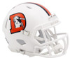 Denver Broncos Alternate WHITE Riddell Speed Mini Helmet