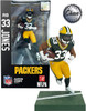 Aaron Jones (Green Bay Packers) CHASE Imports Dragon NFL 6" Figure Series 1 FBA