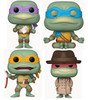 Teenage Mutant Ninja Turtles 1990 Series 2 Funko Pop! Complete Set (4)