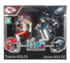 Travis Kelce / Jason Kelce (Kansas City Chiefs / Philadelphia Eagles) NFL 7" Figure McFarlane's SportsPicks 2-Pack Factory Sealed Case (6) (PRE-ORDER Ships Late November)