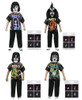 KISS NECA 6 Inch Scale Clothed Action Figures Complete Set (4)