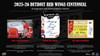 Detroit Red Wings 2025-26 Upper Deck Centennial (105 Cards) Box Set