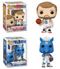 Dirk Nowitzki / Champ (Dallas Mavs) NBA Funko Combo (2)