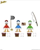 Huey, Dewey, and Louie (DuckTales) NECA Ultimate 7" Scale Action Figures (PRE-ORDER Ships October)