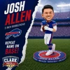 Josh Allen (Buffalo Bills) 5 Inch Repeat Name on Base NFL Bobblehead