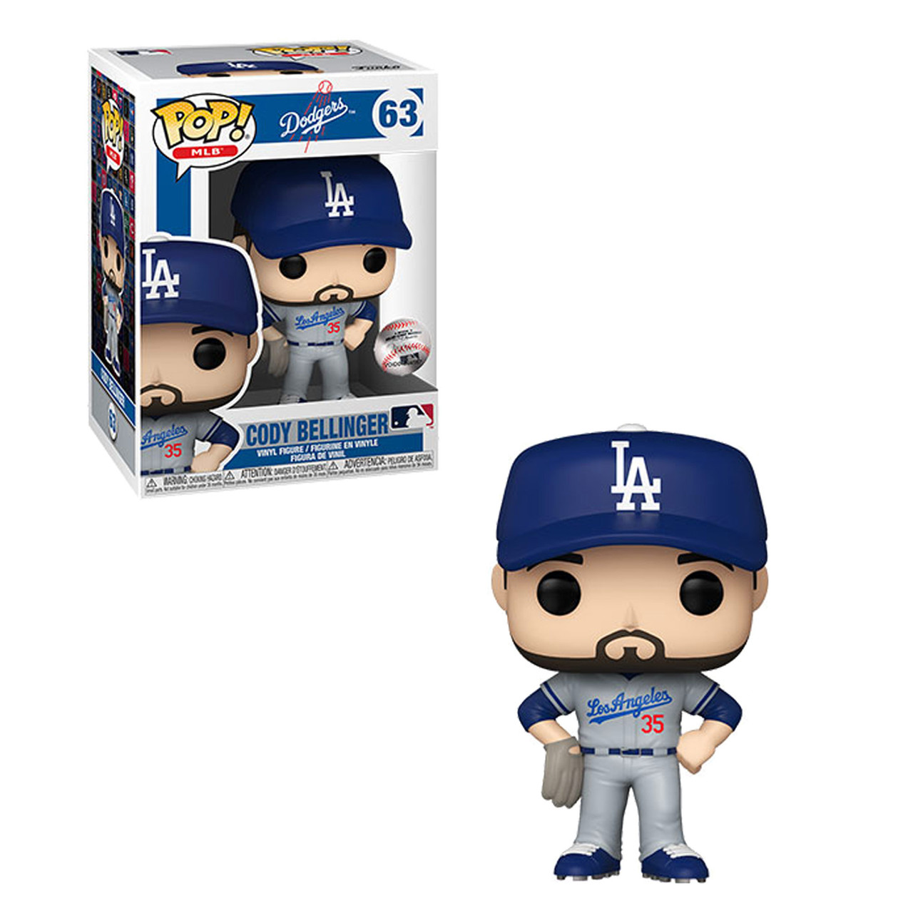 Cody Bellinger (Los Angeles Dodgers) Gray Uniform MLB Funko Pop! Series 4 -  CLARKtoys