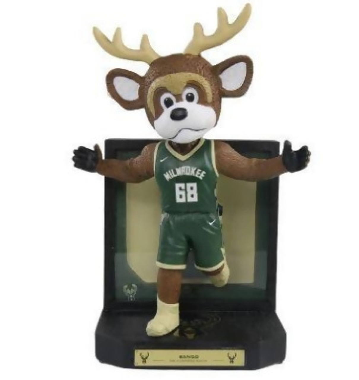 Giannis Antetokounmpo Milwaukee Bucks 2022 City Jersey Bobble FOCO