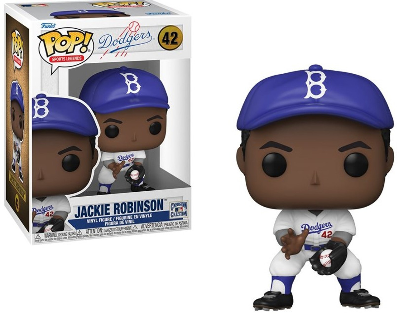  Jackie Robinson ReAction Figure by Super7 : MLB Classic  All-Stars ReAction Figures: Toys & Games