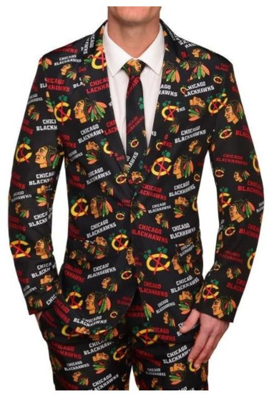 Chicago Blackhawks NHL Patches Ugly Crewneck Sweater - Klew