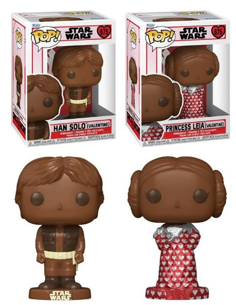 Star Wars Funko Pop! Chocolate Valentines Complete Set (2) - CLARKtoys