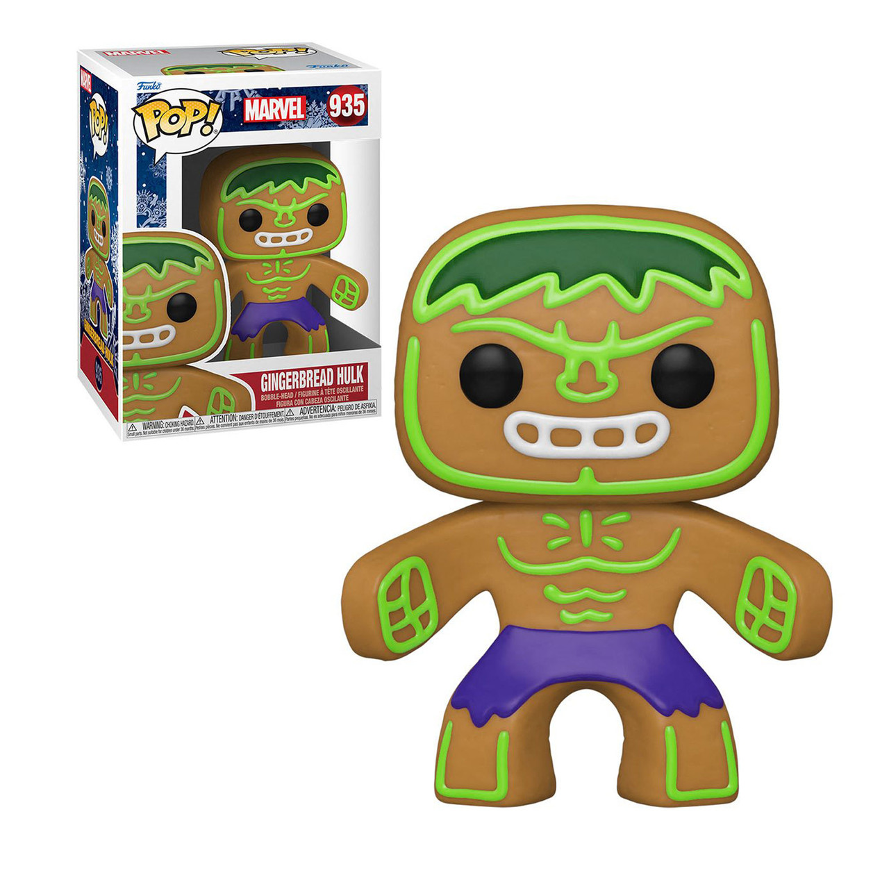 Hulk (Gingerbread) Marvel Funko Pop! Holiday - CLARKtoys
