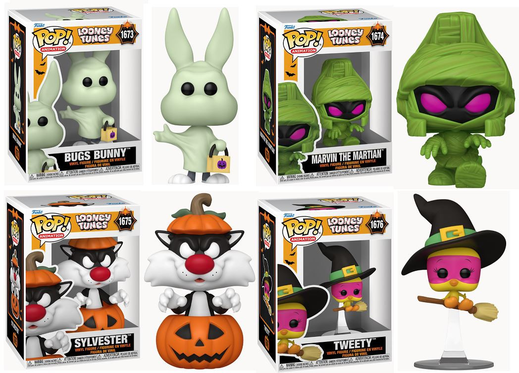 Looney Tunes Halloween Funko Pop! Complete Set (4) - CLARKtoys