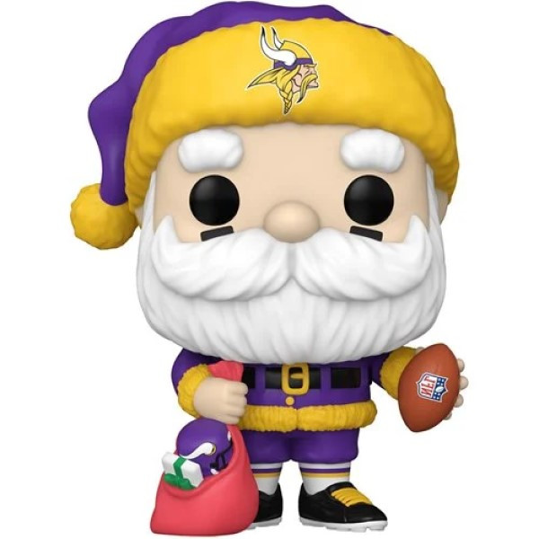 No.032★サンタII★popx★ Santa Claus (Minnesota Vikings) NFL Holiday Funko Pop! - CLARKtoys