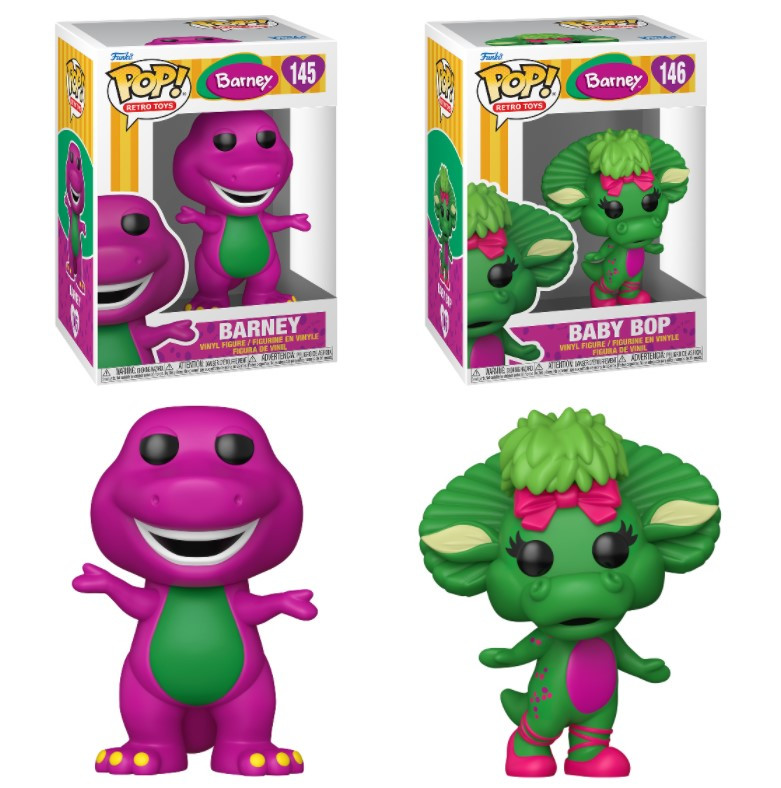 Barney Funko Pop! Retro Toys Complete Set (2) - CLARKtoys