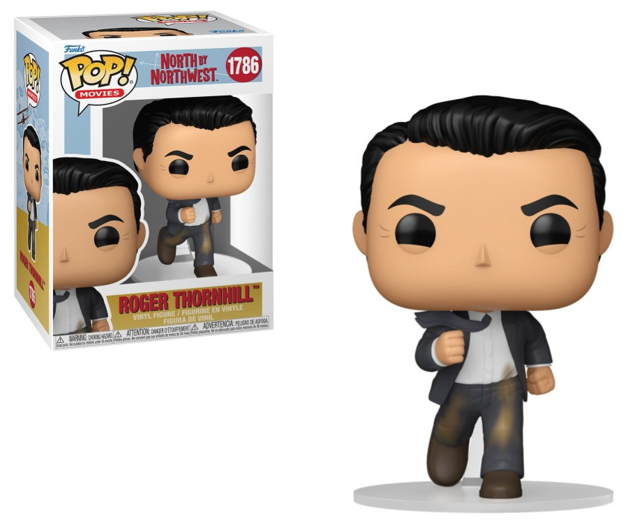 Funko Pop! Movies: North By Northwest - Roger Hill - Figura In Vinile Da Collezione, 9,5 Cm