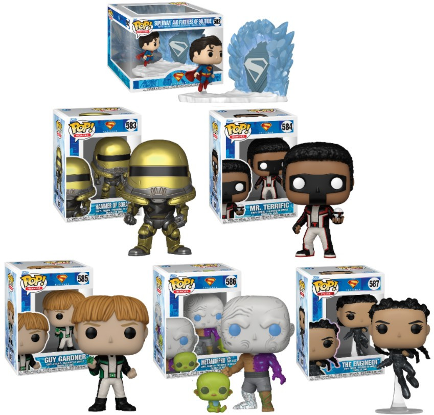 Superman (2025 Movie) Funko Pop! Series Complete Set (6) CLARKtoys