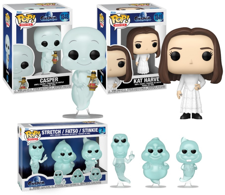 Casper フィギュアセット Fatso Stretch Casper 30th Anniversary Funko Pop Set (3) - CLARKtoys