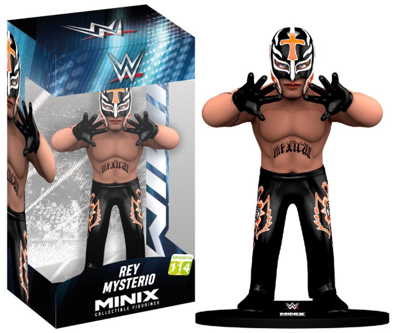 『WWE』MYSTERIO マスク付きフィギュア Rey Mysterio (WWE) Minix 4.5-Inch Vinyl Entertainment Figure