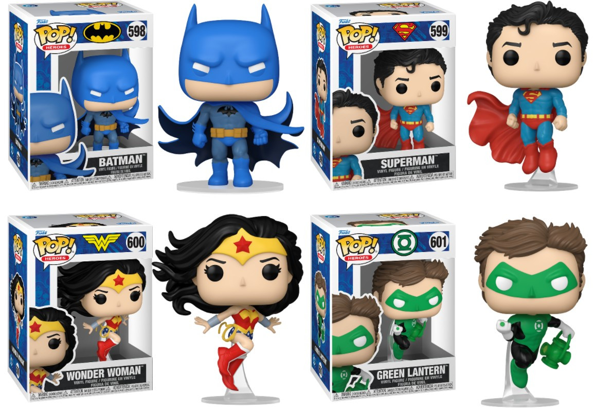 DC New Classics Funko Pop! Heroes Complete Set (4) - CLARKtoys