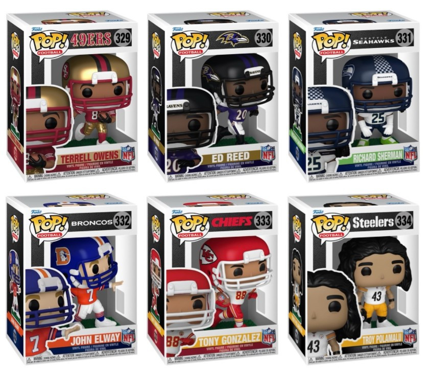 NFL Legends Funko Pop! Complete Set (6) (PRE-ORDER Ships November