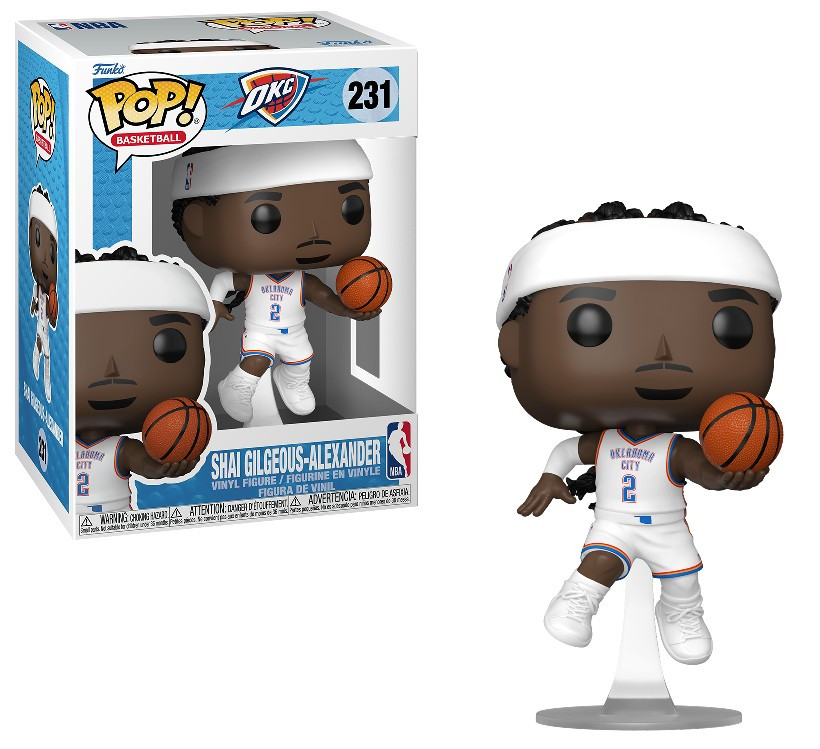 Shai Gilgeous-Alexander (OKC Thunder) (White Jersey) NBA Funko Pop