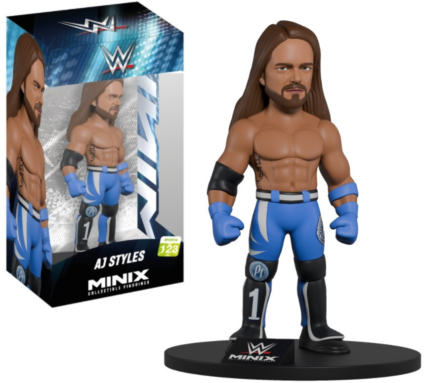 AJ Styles (WWE) Minix 4.5-Inch Vinyl Entertainment Figure - CLARKtoys