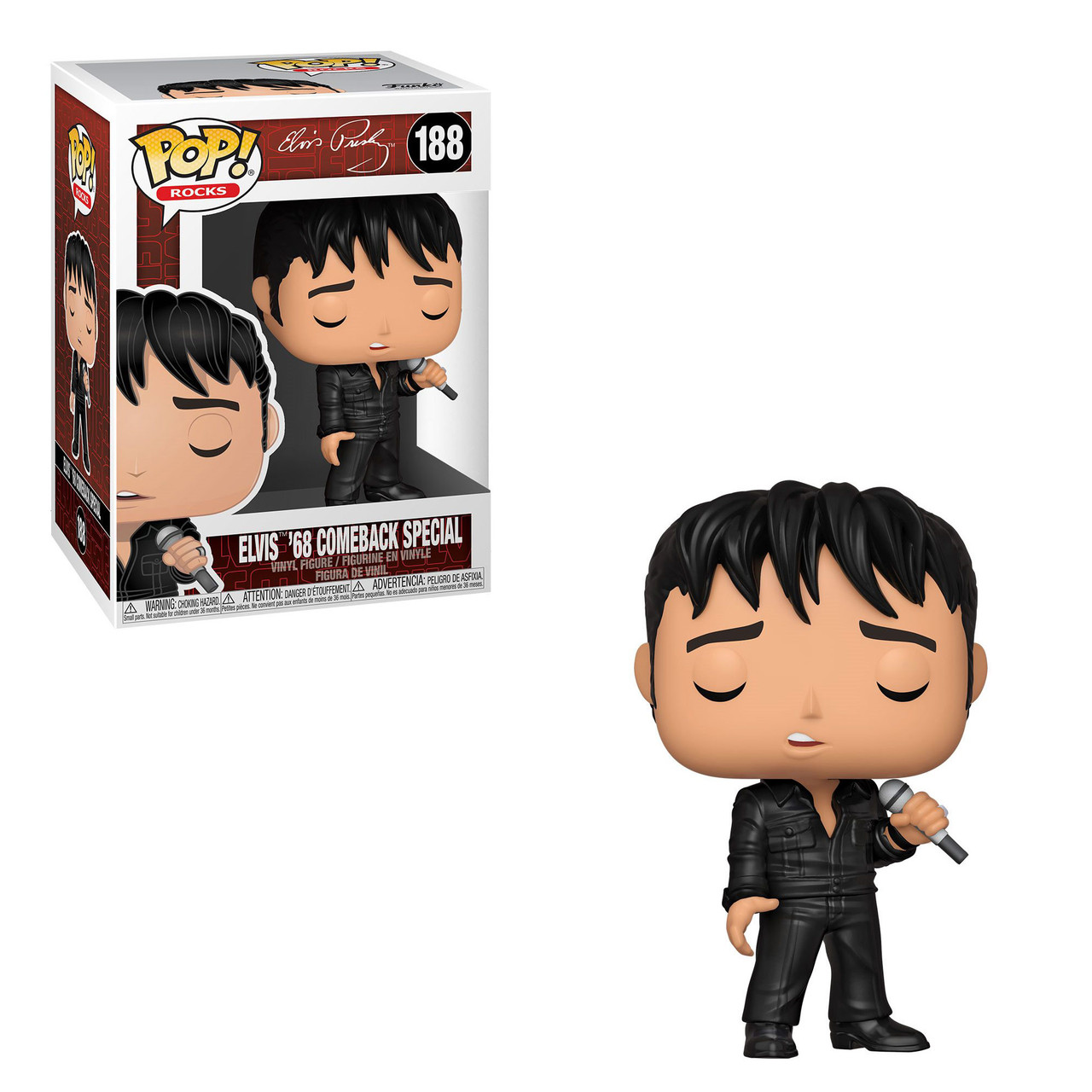 Elvis ('68 Comeback Special) Funko Pop! Rocks - CLARKtoys